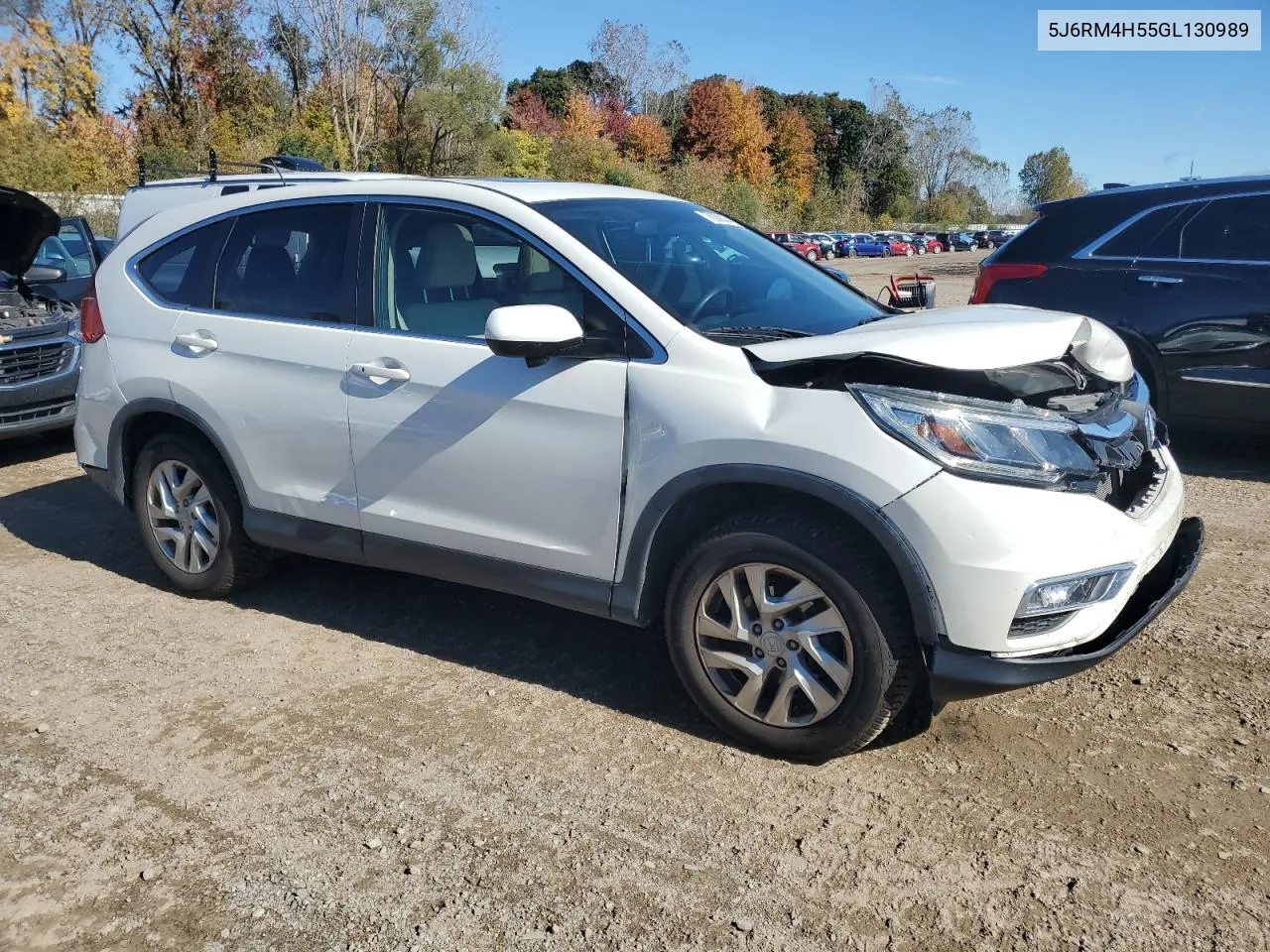 2016 Honda Cr-V Ex VIN: 5J6RM4H55GL130989 Lot: 76056004