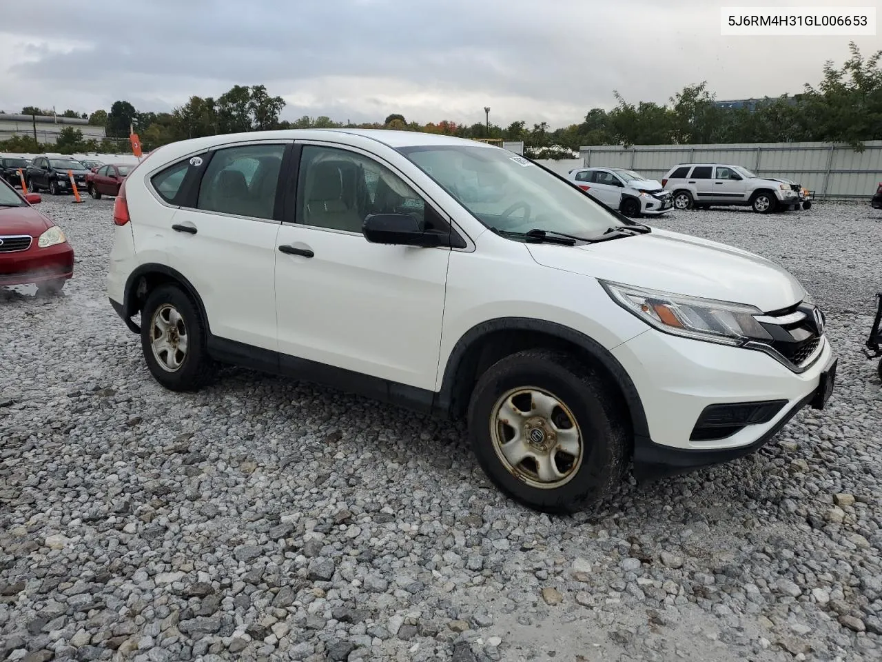 5J6RM4H31GL006653 2016 Honda Cr-V Lx