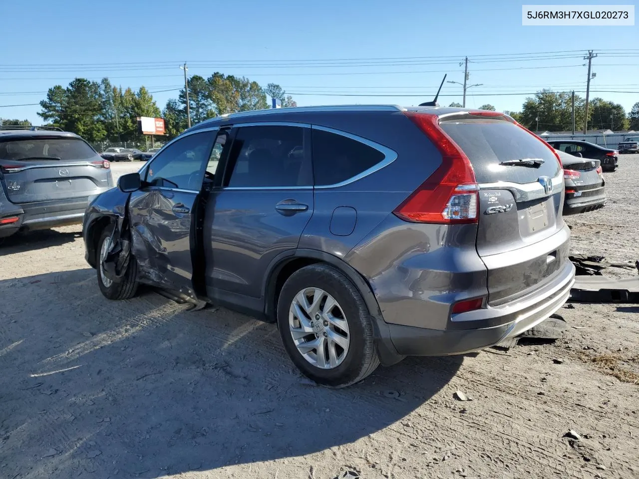 2016 Honda Cr-V Exl VIN: 5J6RM3H7XGL020273 Lot: 76286114