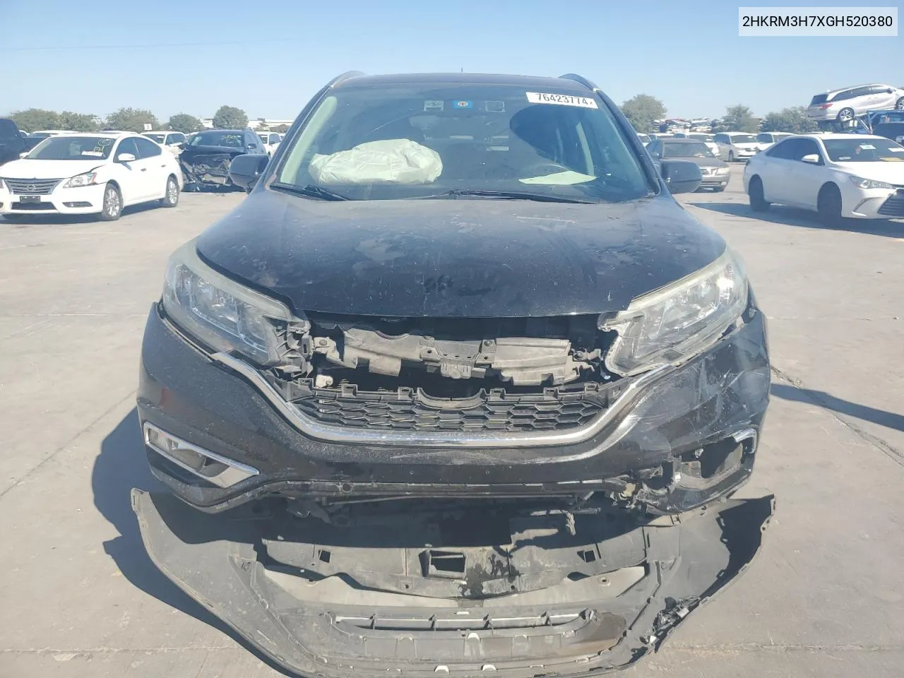 2016 Honda Cr-V Exl VIN: 2HKRM3H7XGH520380 Lot: 76423774