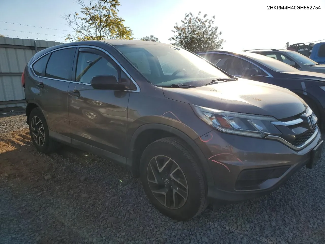 2016 Honda Cr-V Se VIN: 2HKRM4H40GH652754 Lot: 76451514