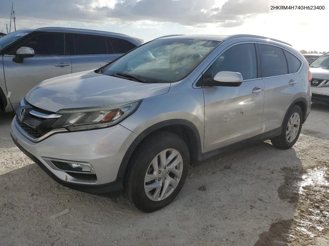 2016 Honda Cr-V Exl VIN: 2HKRM4H74GH623400 Lot: 76666074