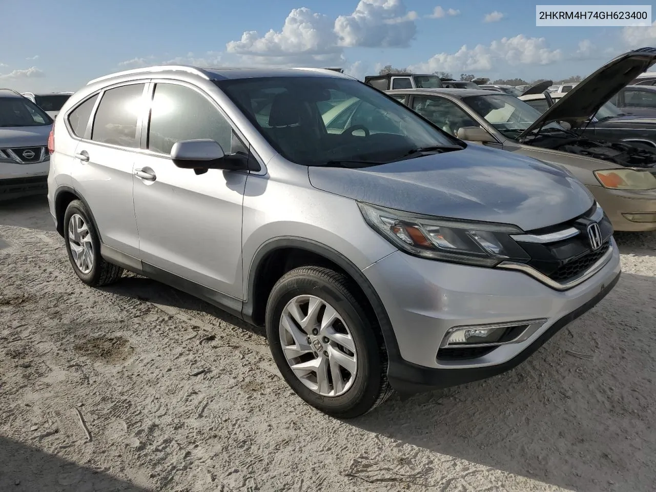 2016 Honda Cr-V Exl VIN: 2HKRM4H74GH623400 Lot: 76666074