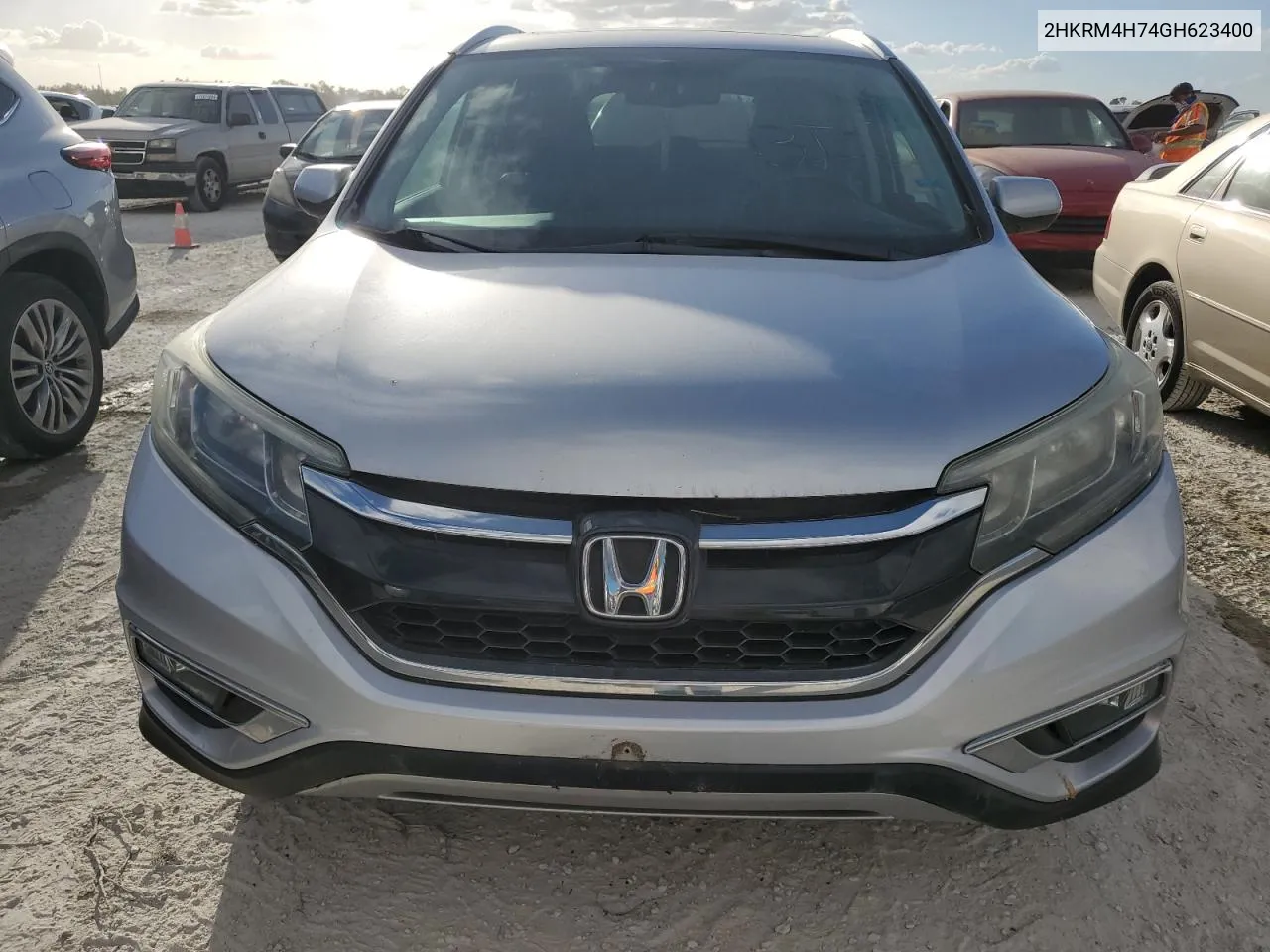 2016 Honda Cr-V Exl VIN: 2HKRM4H74GH623400 Lot: 76666074