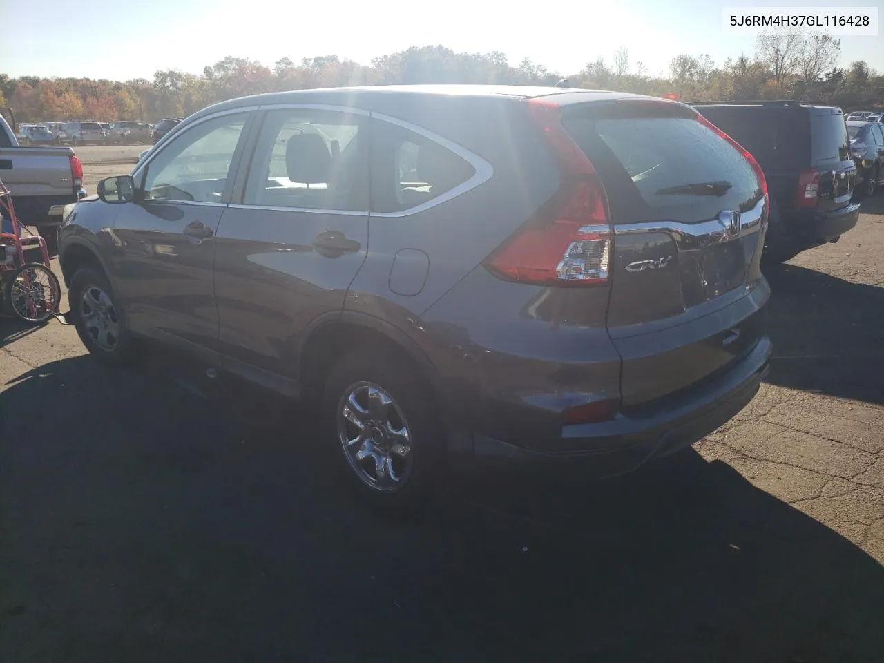 2016 Honda Cr-V Lx VIN: 5J6RM4H37GL116428 Lot: 76894544