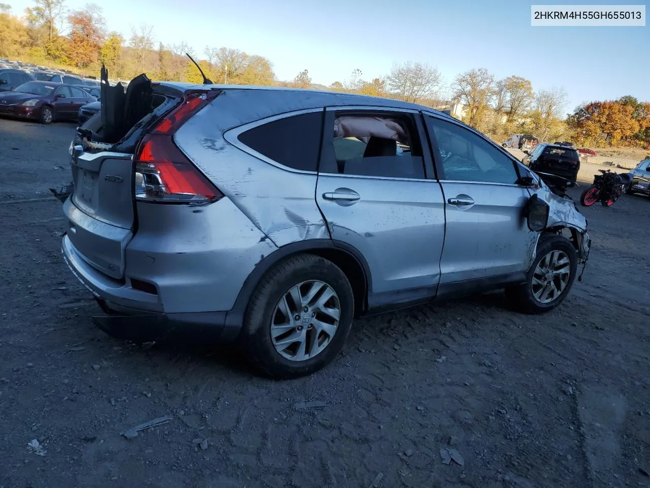 2016 Honda Cr-V Ex VIN: 2HKRM4H55GH655013 Lot: 77174104