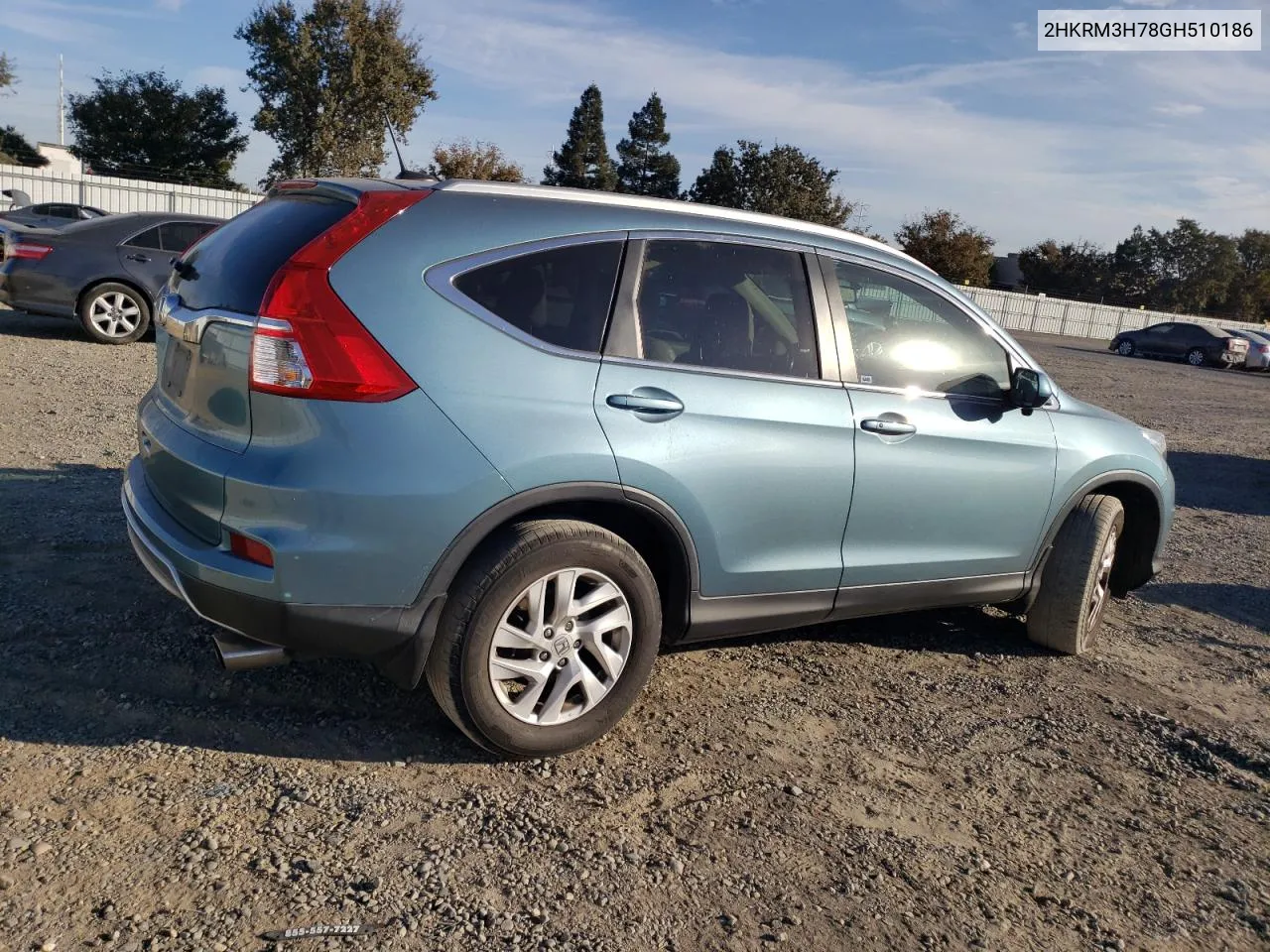 2HKRM3H78GH510186 2016 Honda Cr-V Exl