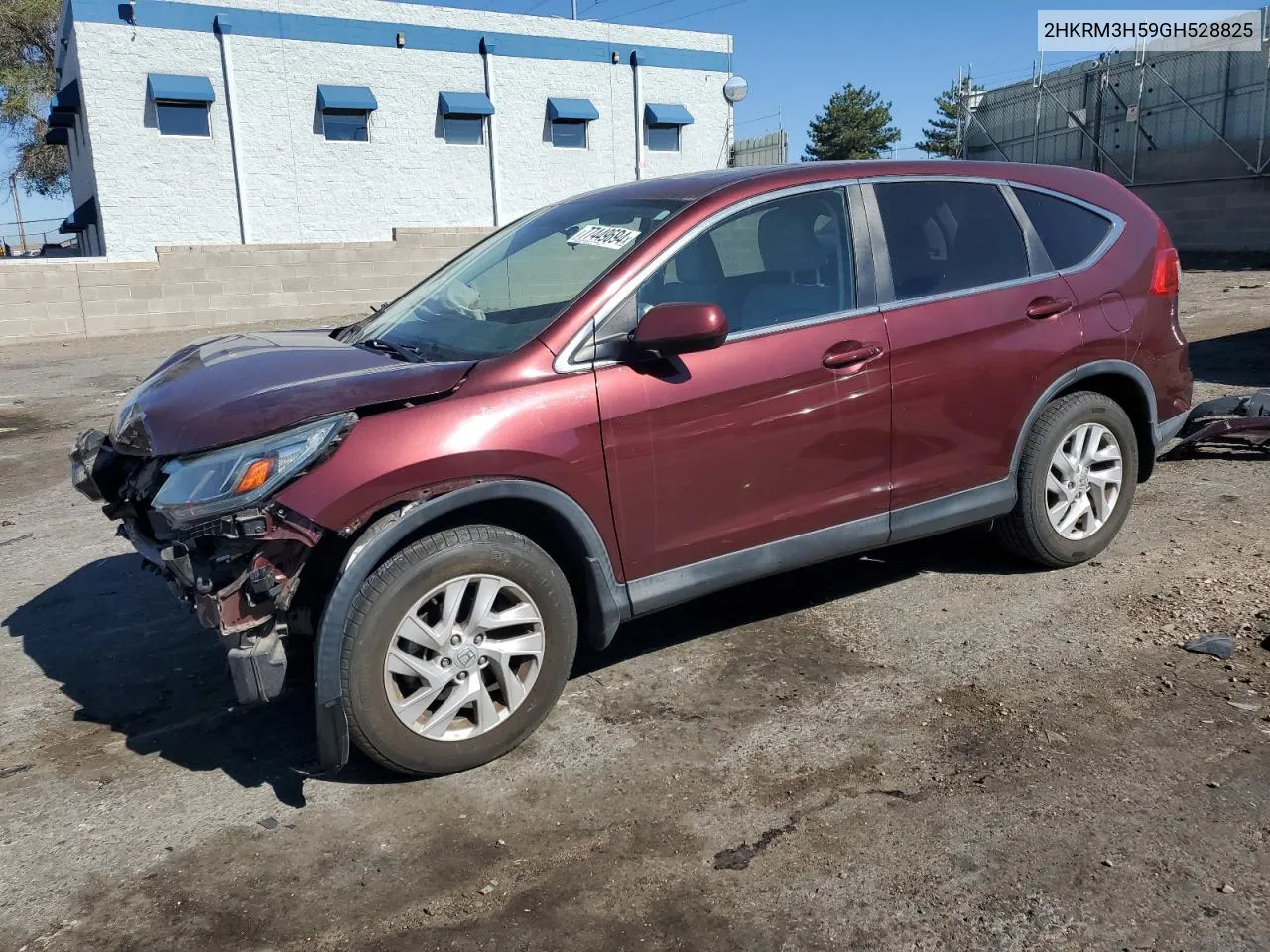 2016 Honda Cr-V Ex VIN: 2HKRM3H59GH528825 Lot: 77449694