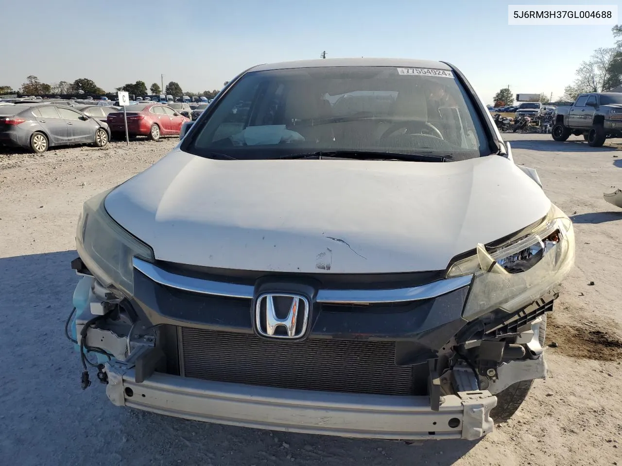 5J6RM3H37GL004688 2016 Honda Cr-V Lx