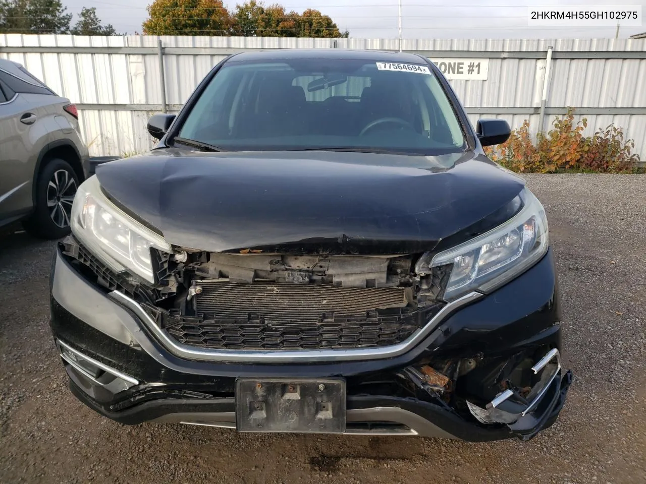 2HKRM4H55GH102975 2016 Honda Cr-V Ex