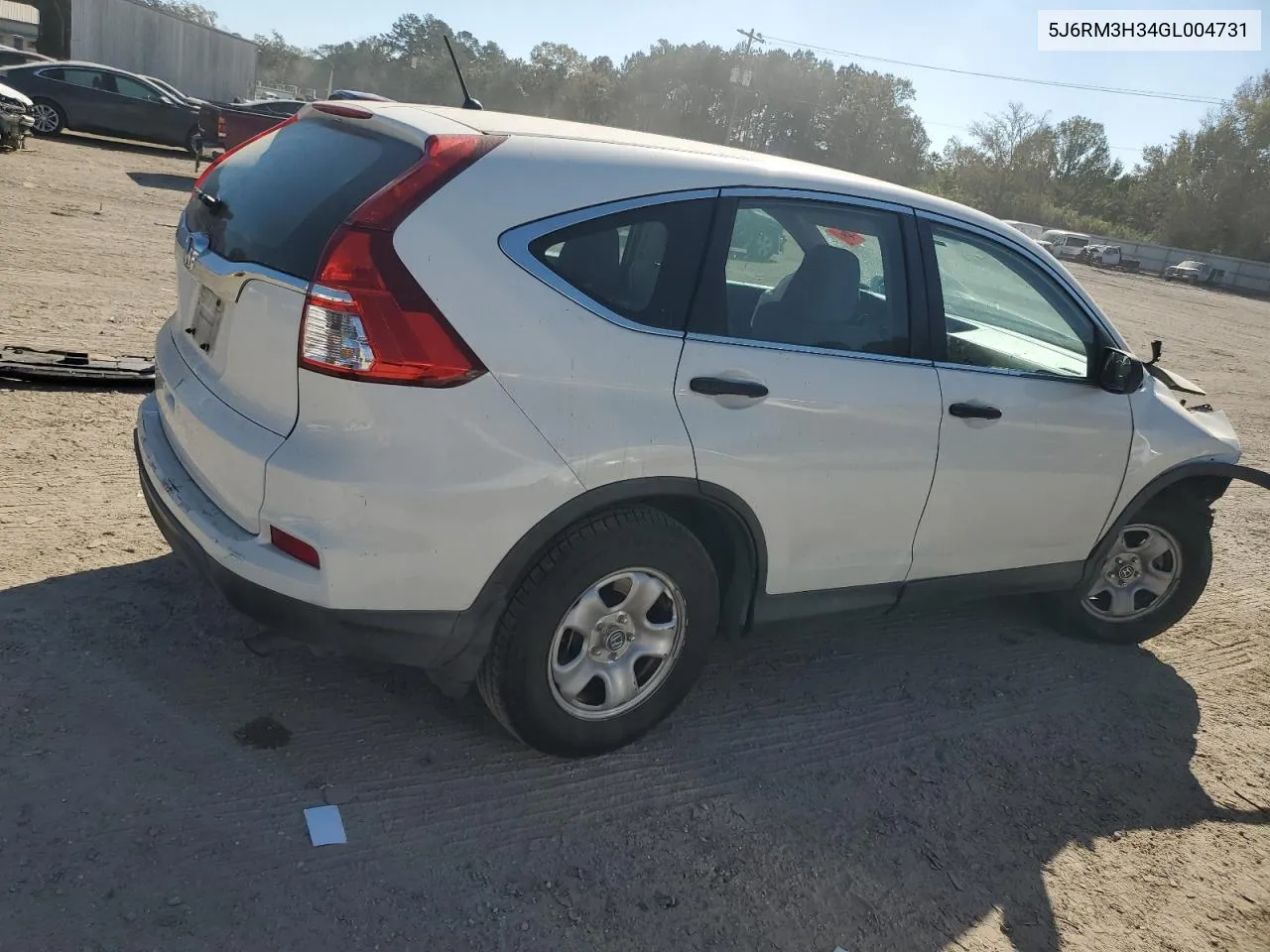 2016 Honda Cr-V Lx VIN: 5J6RM3H34GL004731 Lot: 77744244