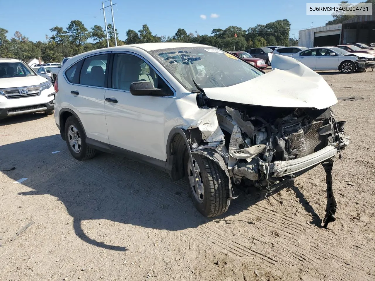 2016 Honda Cr-V Lx VIN: 5J6RM3H34GL004731 Lot: 77744244