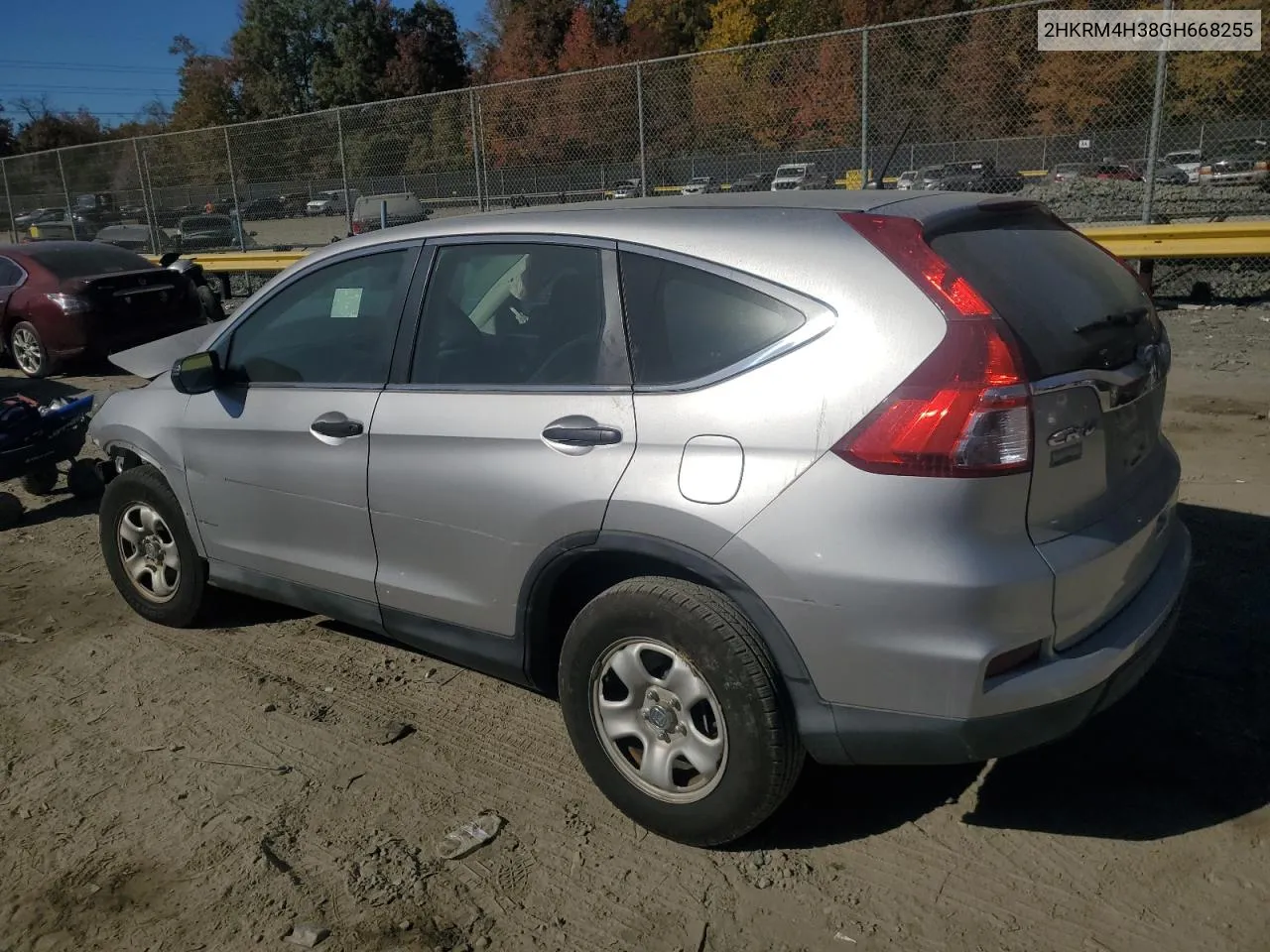 2016 Honda Cr-V Lx VIN: 2HKRM4H38GH668255 Lot: 77745484