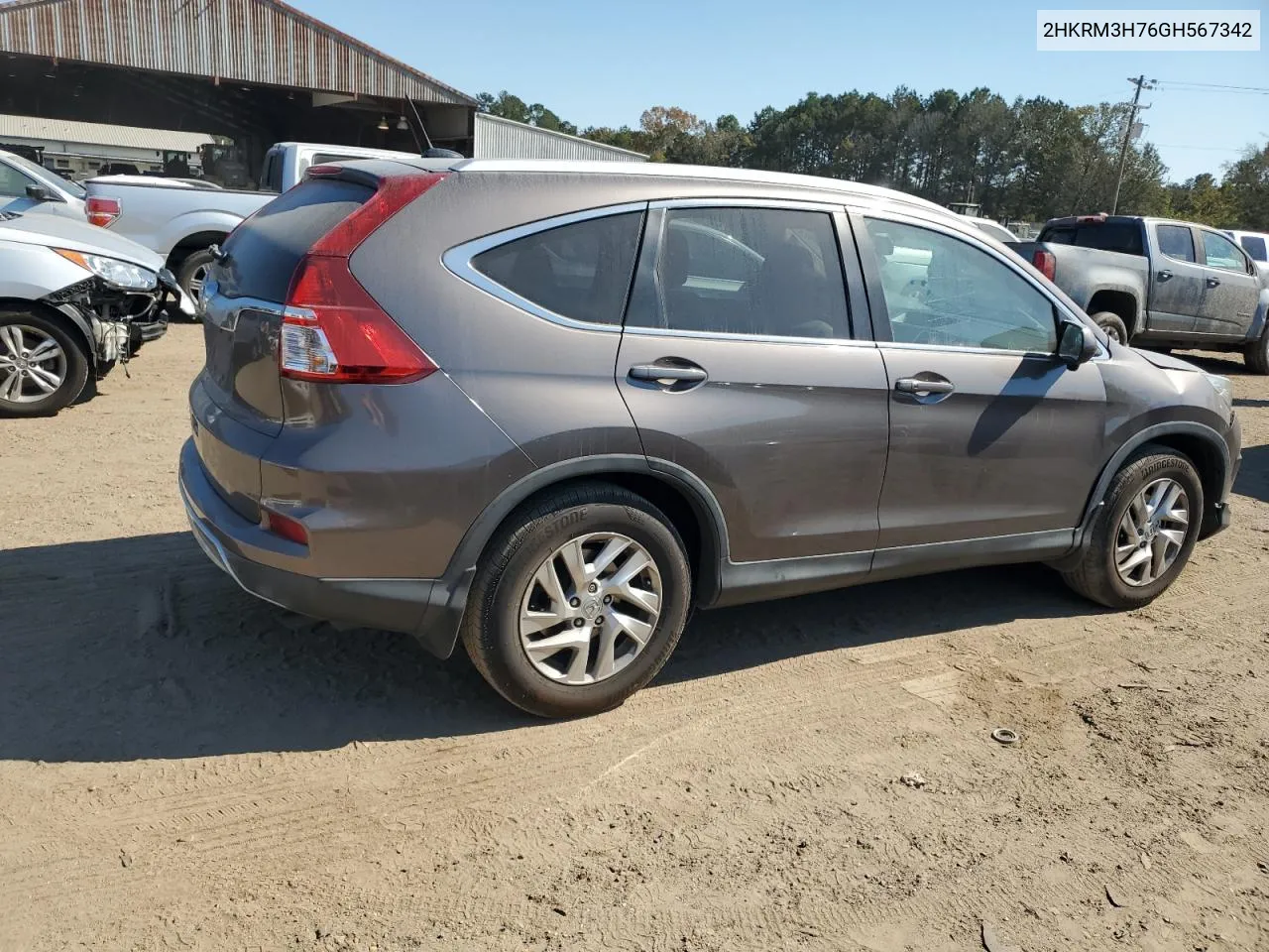 2HKRM3H76GH567342 2016 Honda Cr-V Exl