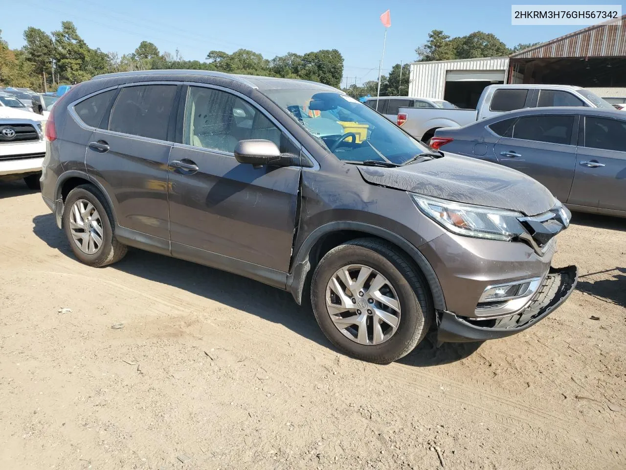 2HKRM3H76GH567342 2016 Honda Cr-V Exl