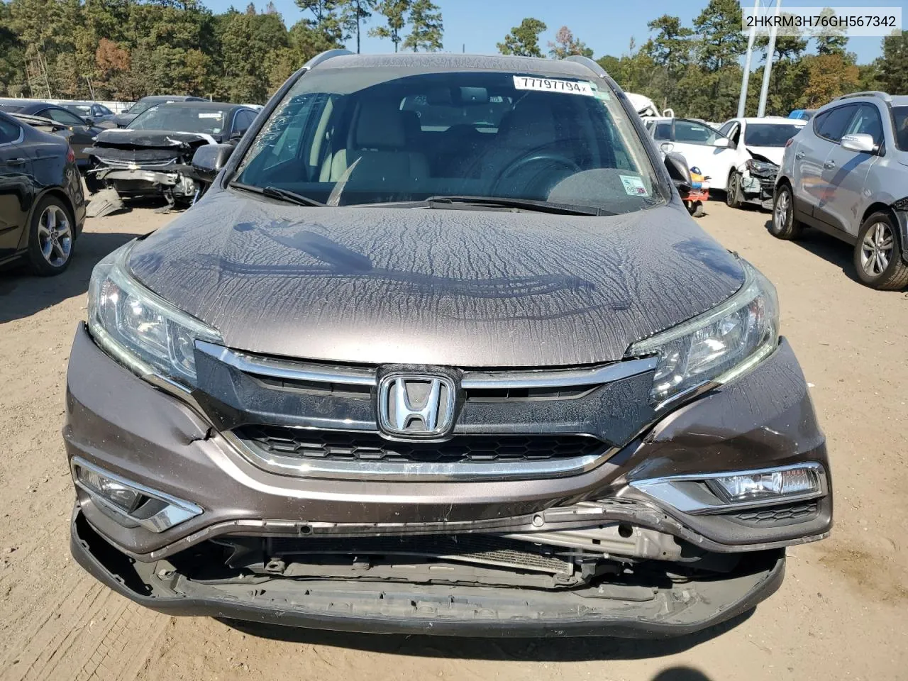 2HKRM3H76GH567342 2016 Honda Cr-V Exl