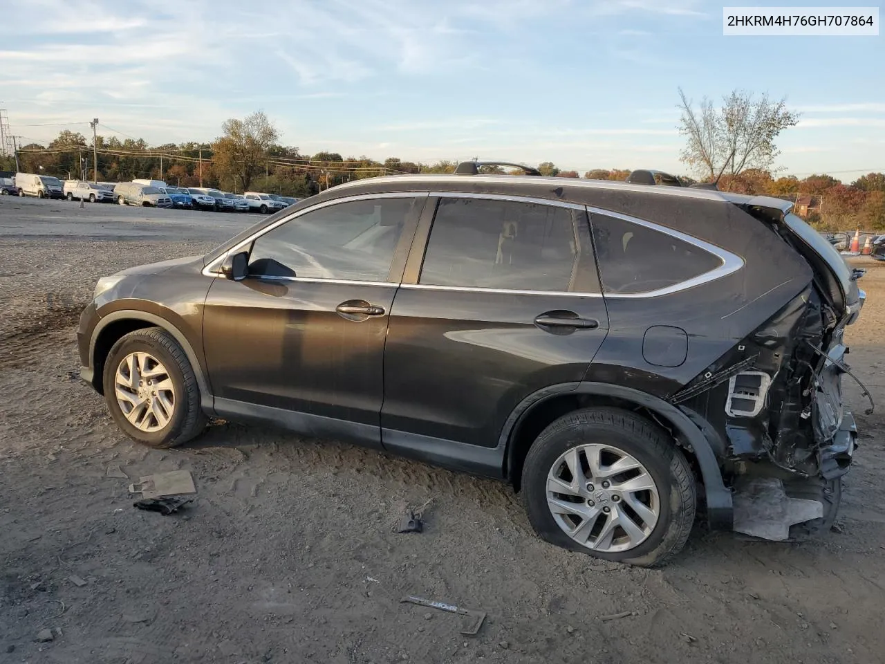 2016 Honda Cr-V Exl VIN: 2HKRM4H76GH707864 Lot: 77962274