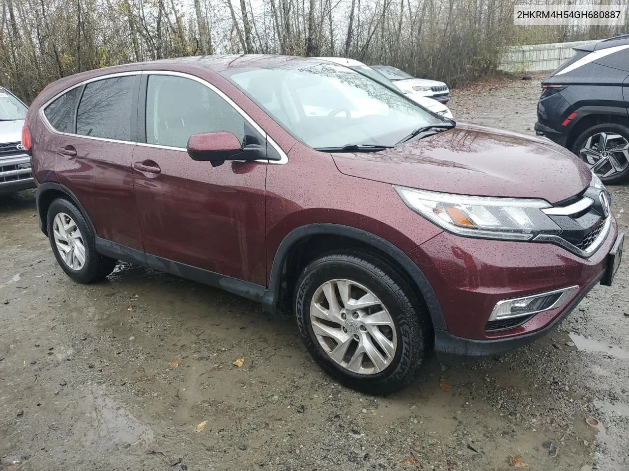 2016 Honda Cr-V Ex VIN: 2HKRM4H54GH680887 Lot: 78025844