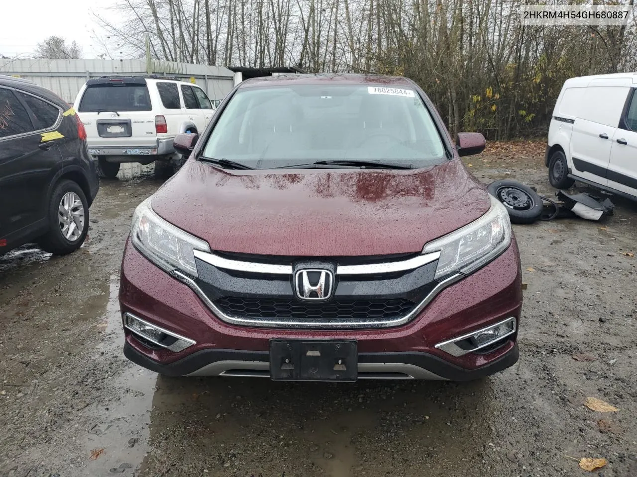 2016 Honda Cr-V Ex VIN: 2HKRM4H54GH680887 Lot: 78025844