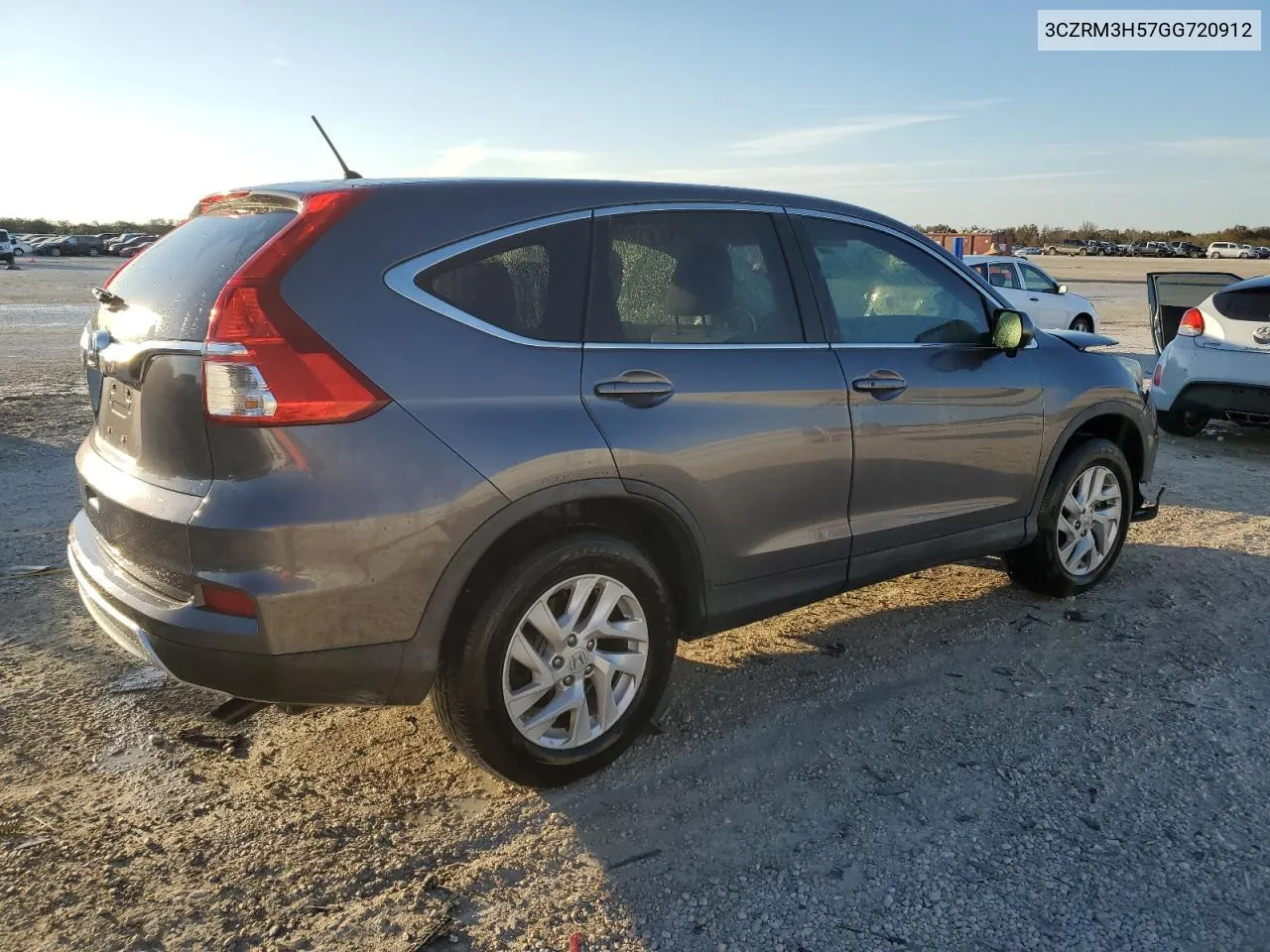 2016 Honda Cr-V Ex VIN: 3CZRM3H57GG720912 Lot: 78042144