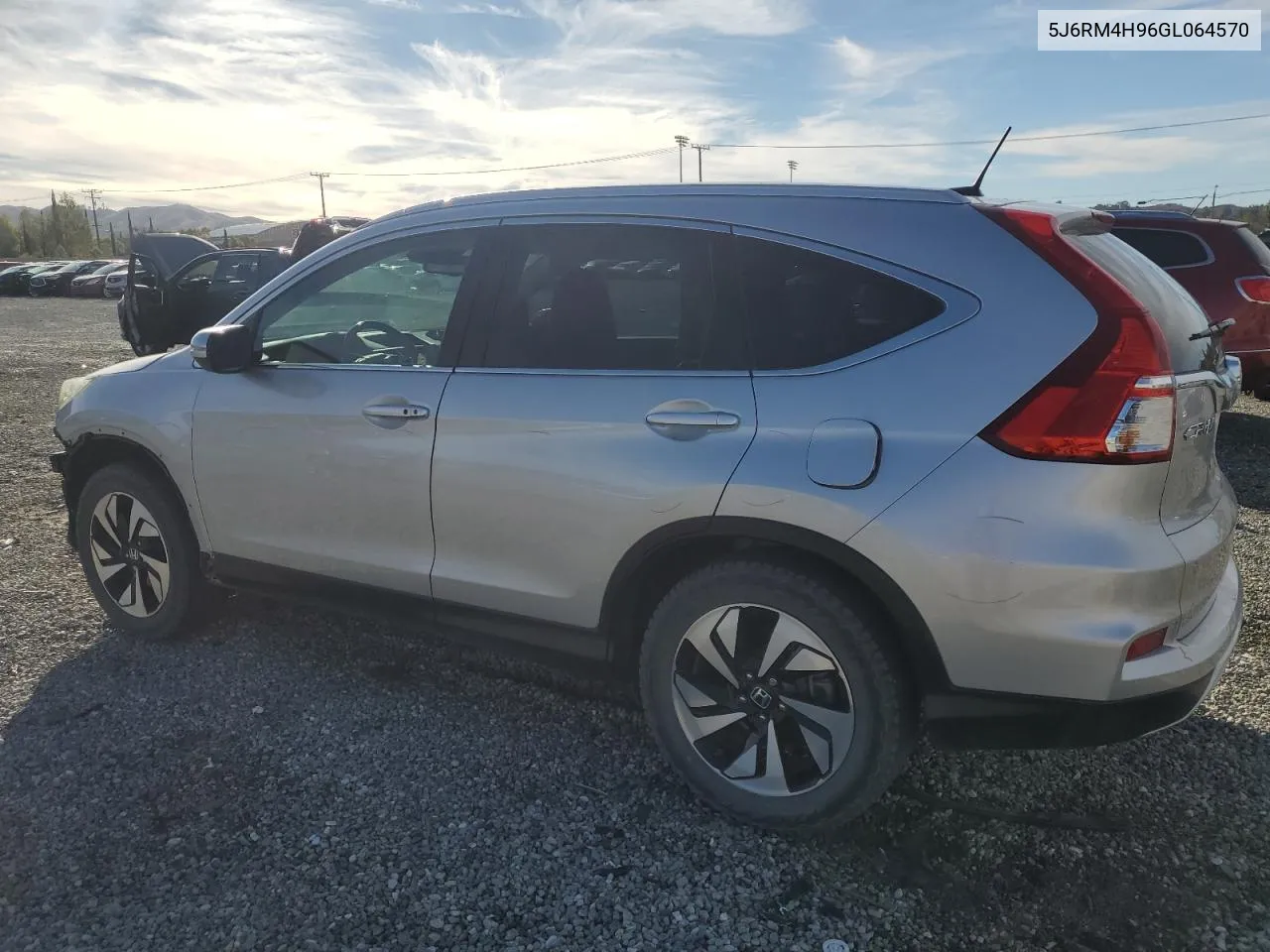 2016 Honda Cr-V Touring VIN: 5J6RM4H96GL064570 Lot: 78094544