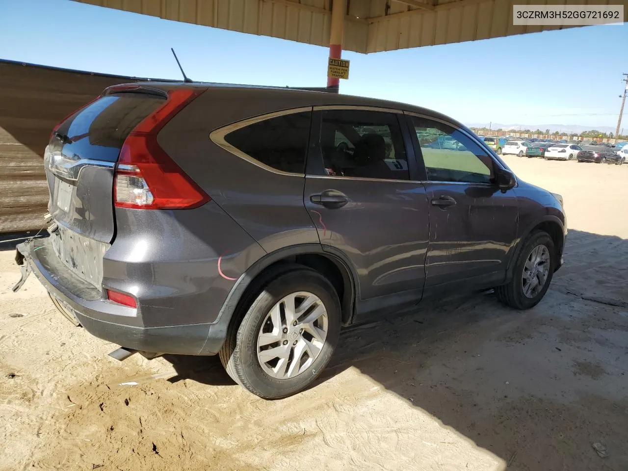 2016 Honda Cr-V Ex VIN: 3CZRM3H52GG721692 Lot: 78096424