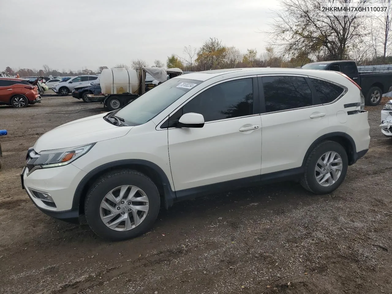 2016 Honda Cr-V Exl VIN: 2HKRM4H7XGH110037 Lot: 78100234