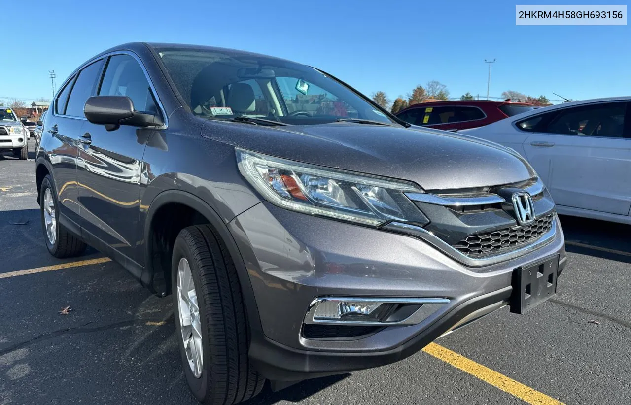 2016 Honda Cr-V Ex VIN: 2HKRM4H58GH693156 Lot: 78160394