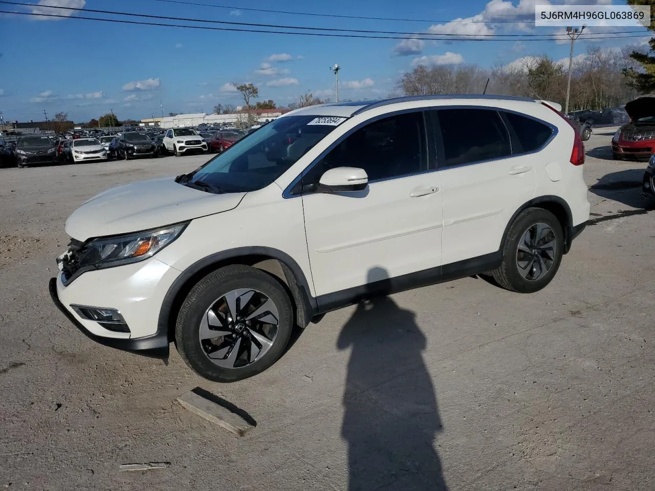 2016 Honda Cr-V Touring VIN: 5J6RM4H96GL063869 Lot: 78253694