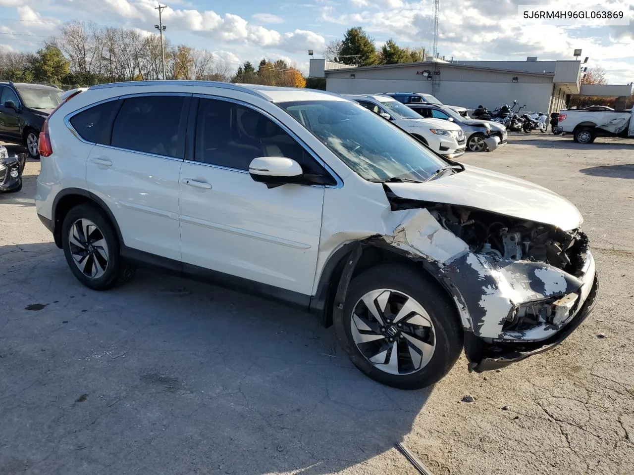 2016 Honda Cr-V Touring VIN: 5J6RM4H96GL063869 Lot: 78253694