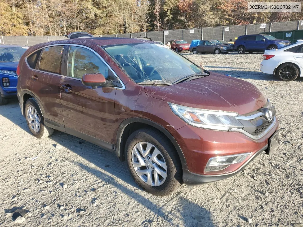 2016 Honda Cr-V Ex VIN: 3CZRM3H53GG702147 Lot: 78263324