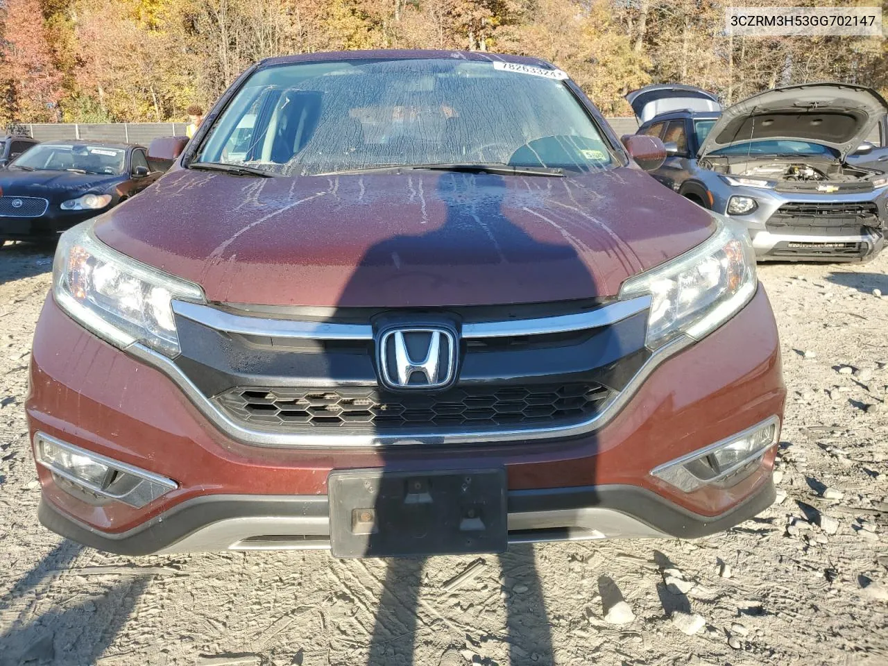 2016 Honda Cr-V Ex VIN: 3CZRM3H53GG702147 Lot: 78263324