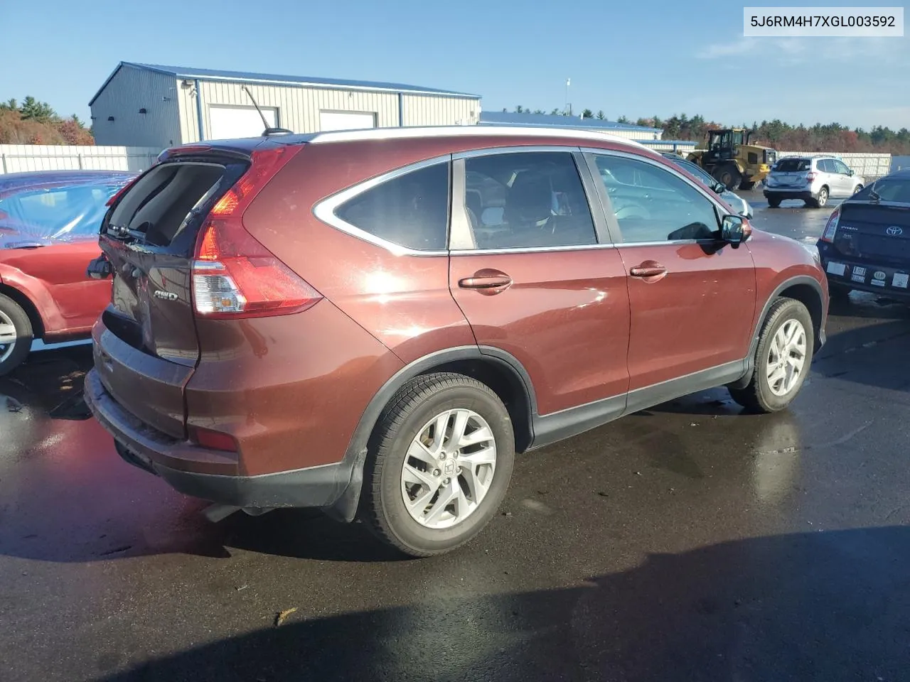 2016 Honda Cr-V Exl VIN: 5J6RM4H7XGL003592 Lot: 78467414