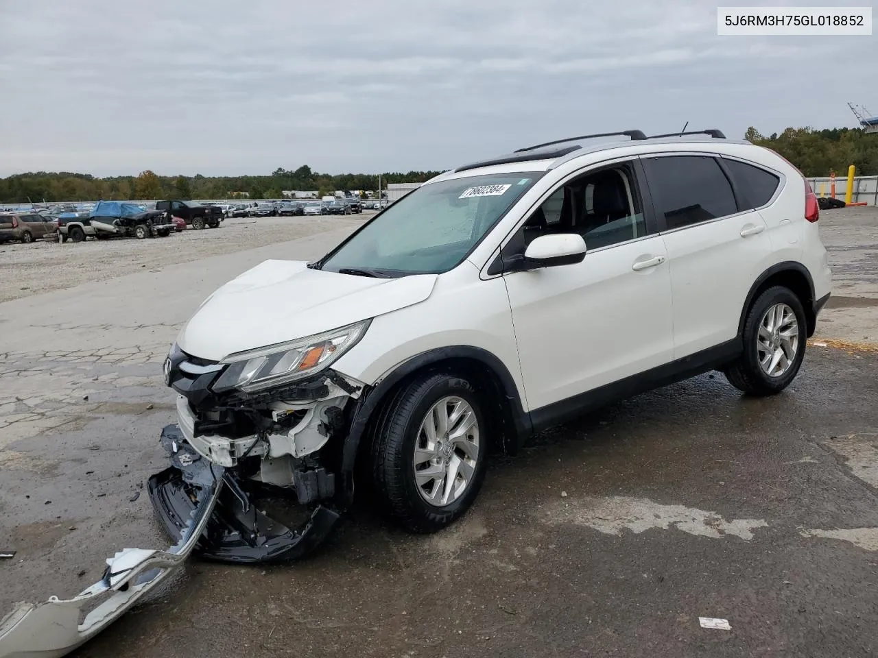 2016 Honda Cr-V Exl VIN: 5J6RM3H75GL018852 Lot: 78602384