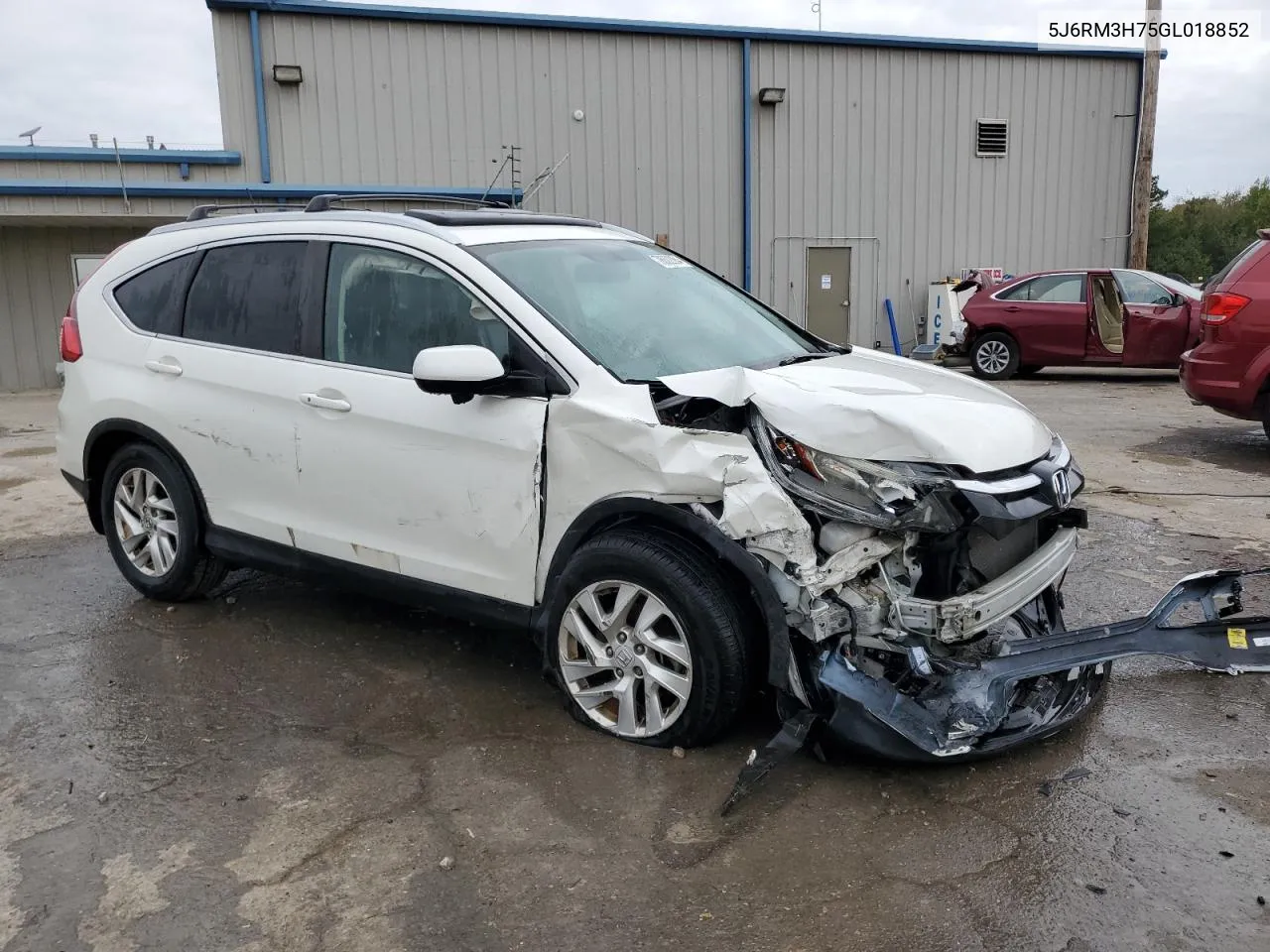 2016 Honda Cr-V Exl VIN: 5J6RM3H75GL018852 Lot: 78602384