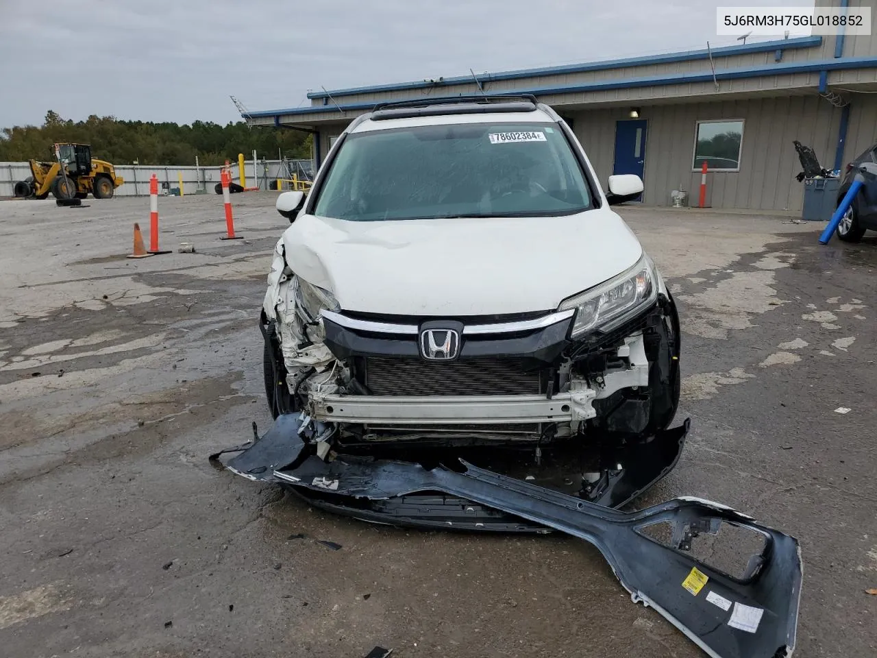 2016 Honda Cr-V Exl VIN: 5J6RM3H75GL018852 Lot: 78602384