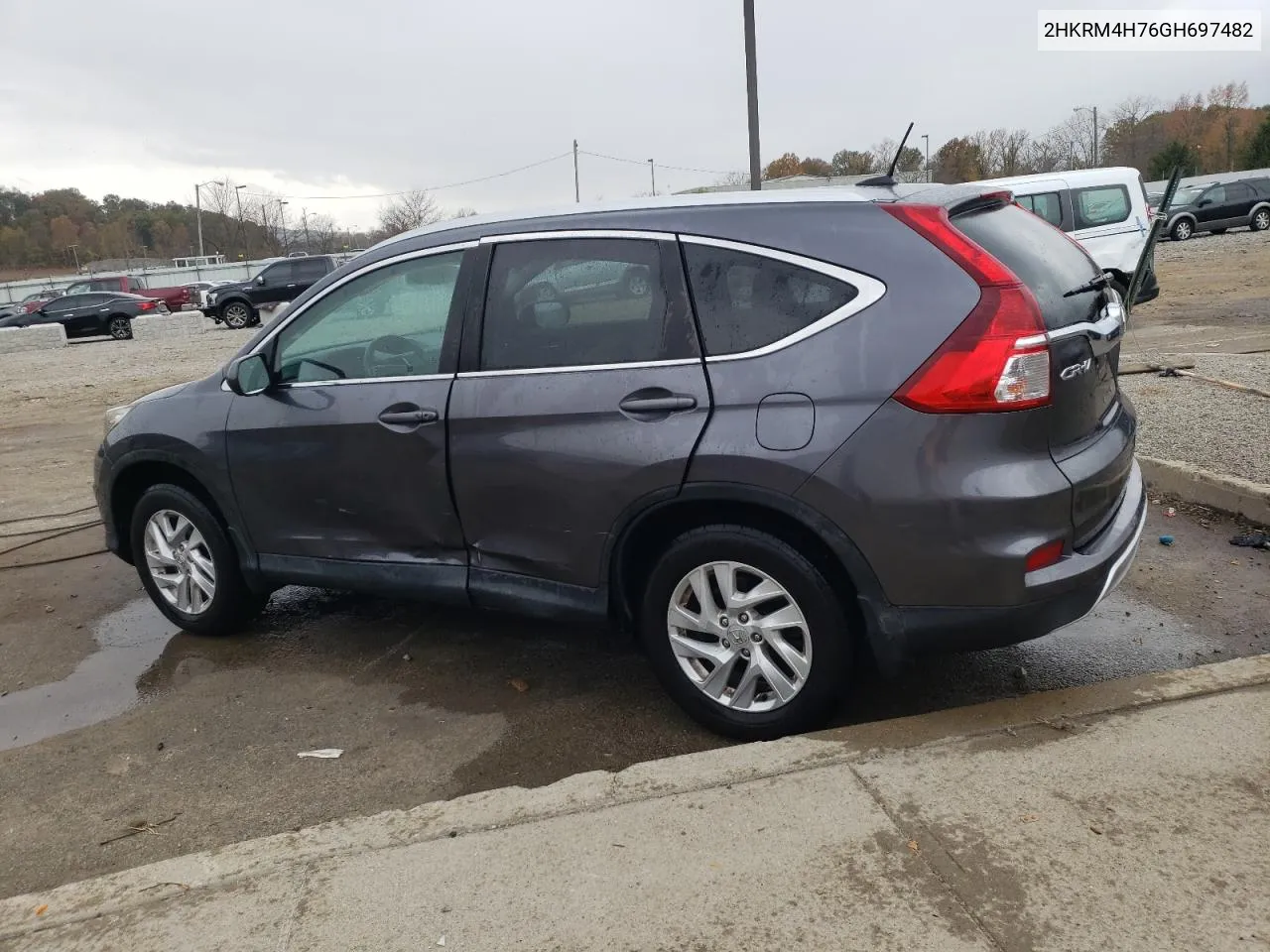 2016 Honda Cr-V Exl VIN: 2HKRM4H76GH697482 Lot: 78643454