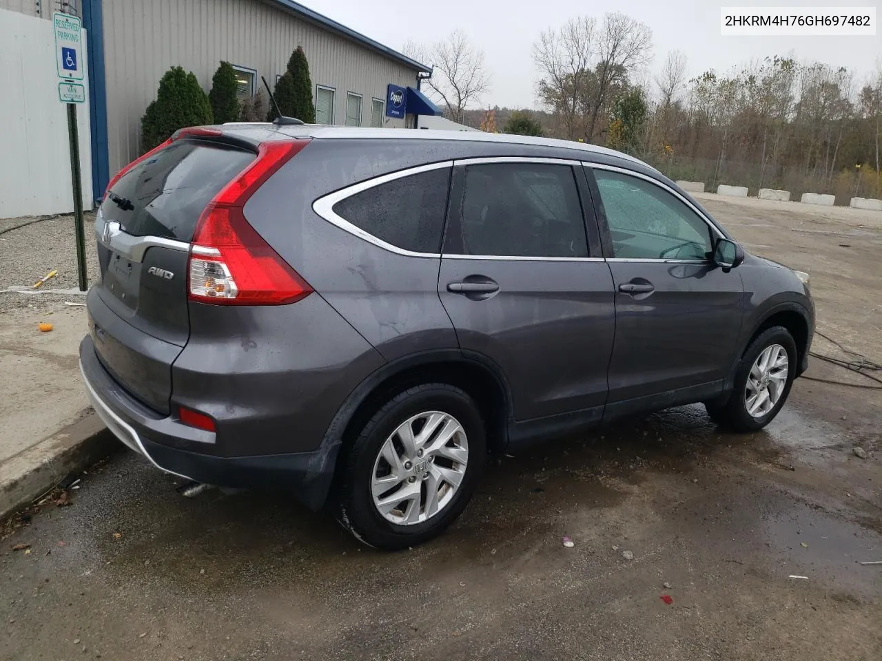 2016 Honda Cr-V Exl VIN: 2HKRM4H76GH697482 Lot: 78643454