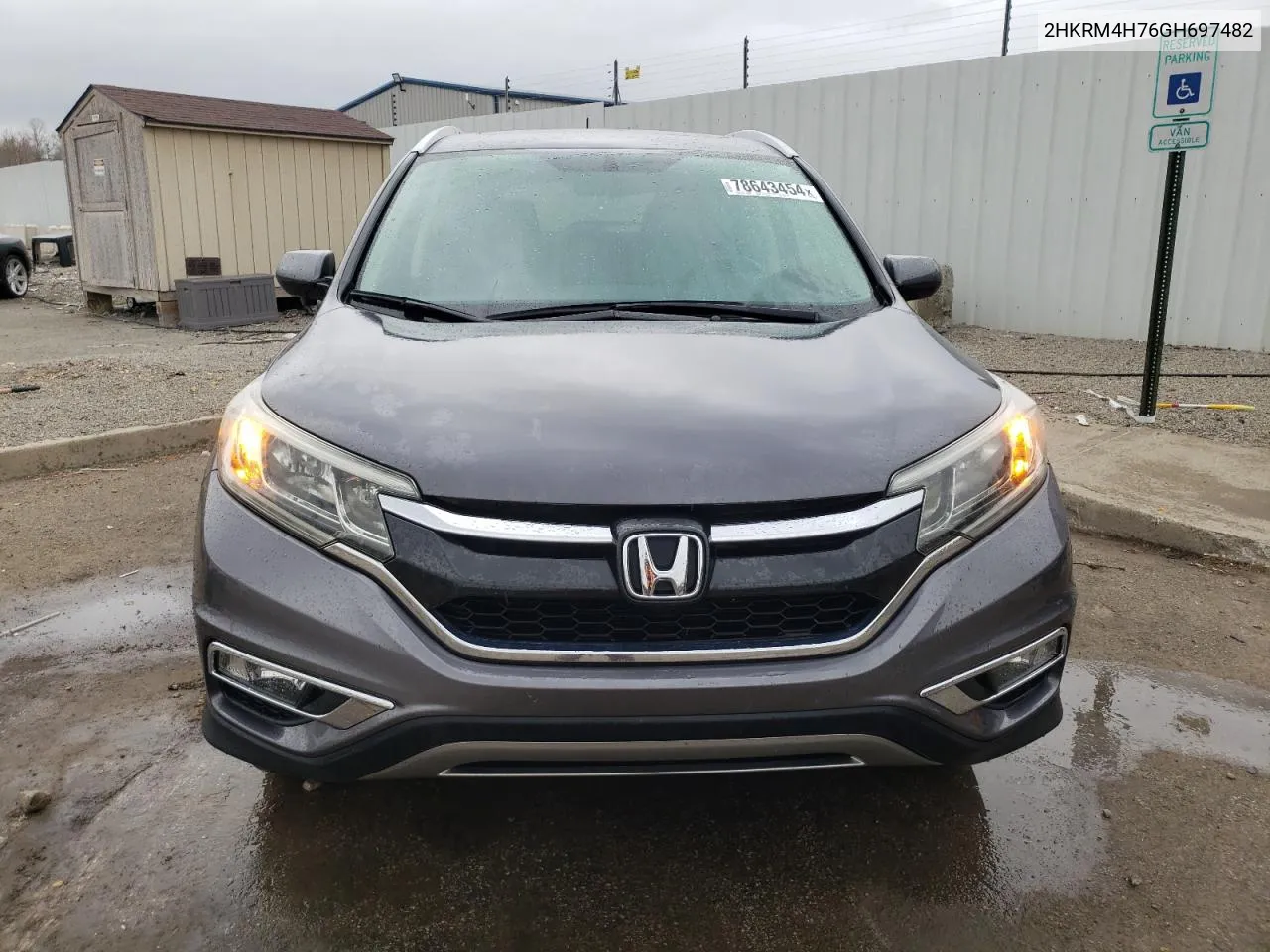 2016 Honda Cr-V Exl VIN: 2HKRM4H76GH697482 Lot: 78643454