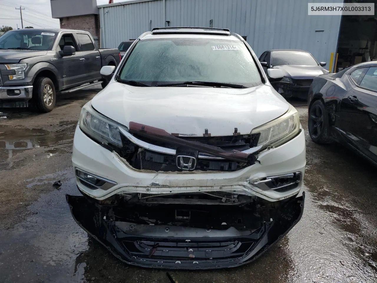 2016 Honda Cr-V Exl VIN: 5J6RM3H7XGL003313 Lot: 78681314