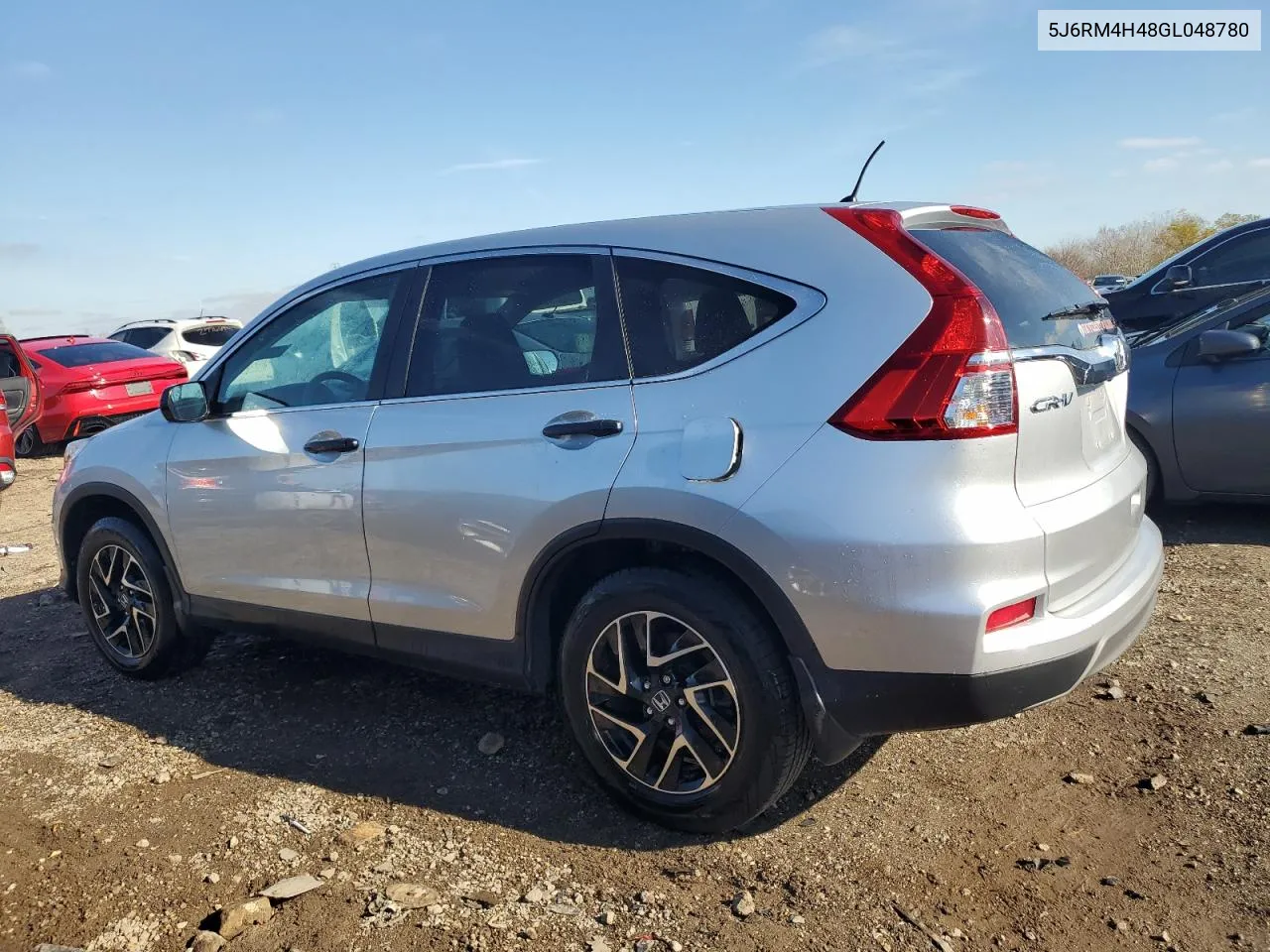 2016 Honda Cr-V Se VIN: 5J6RM4H48GL048780 Lot: 78703394