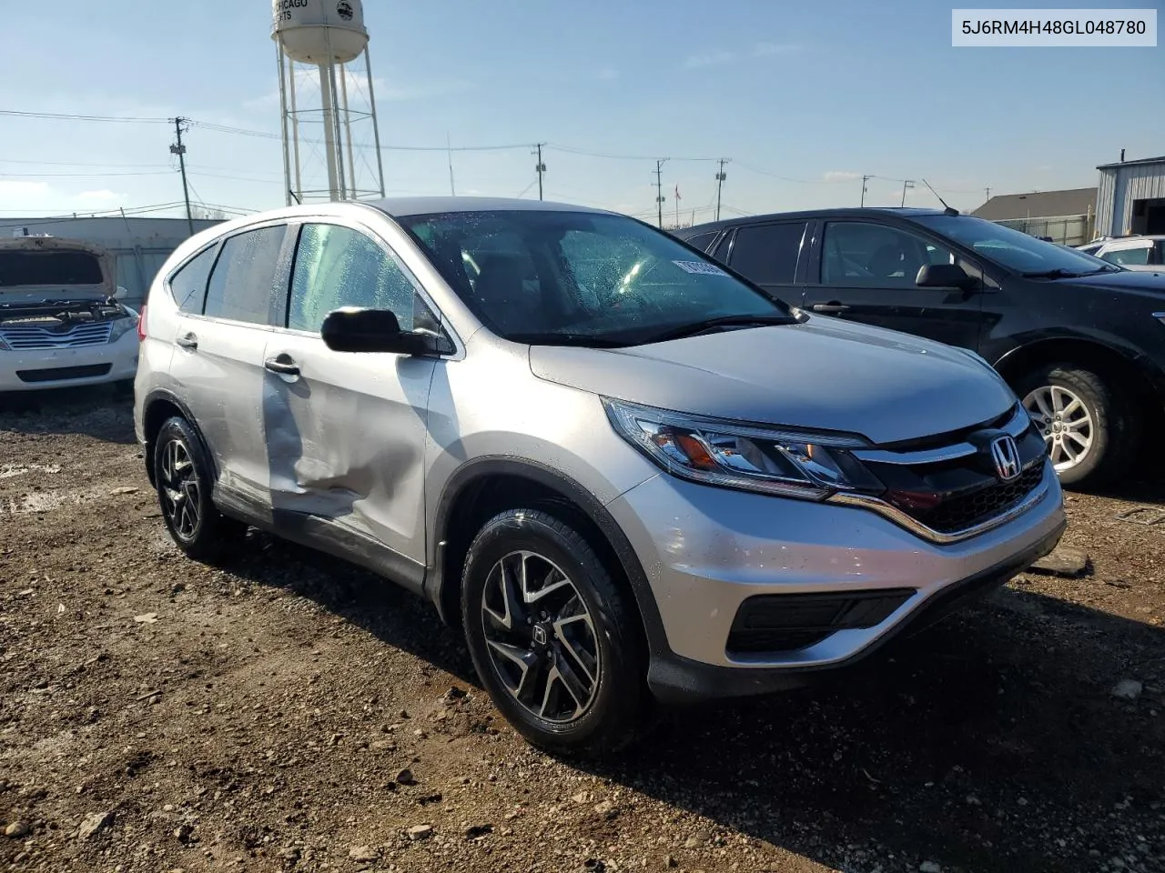 2016 Honda Cr-V Se VIN: 5J6RM4H48GL048780 Lot: 78703394