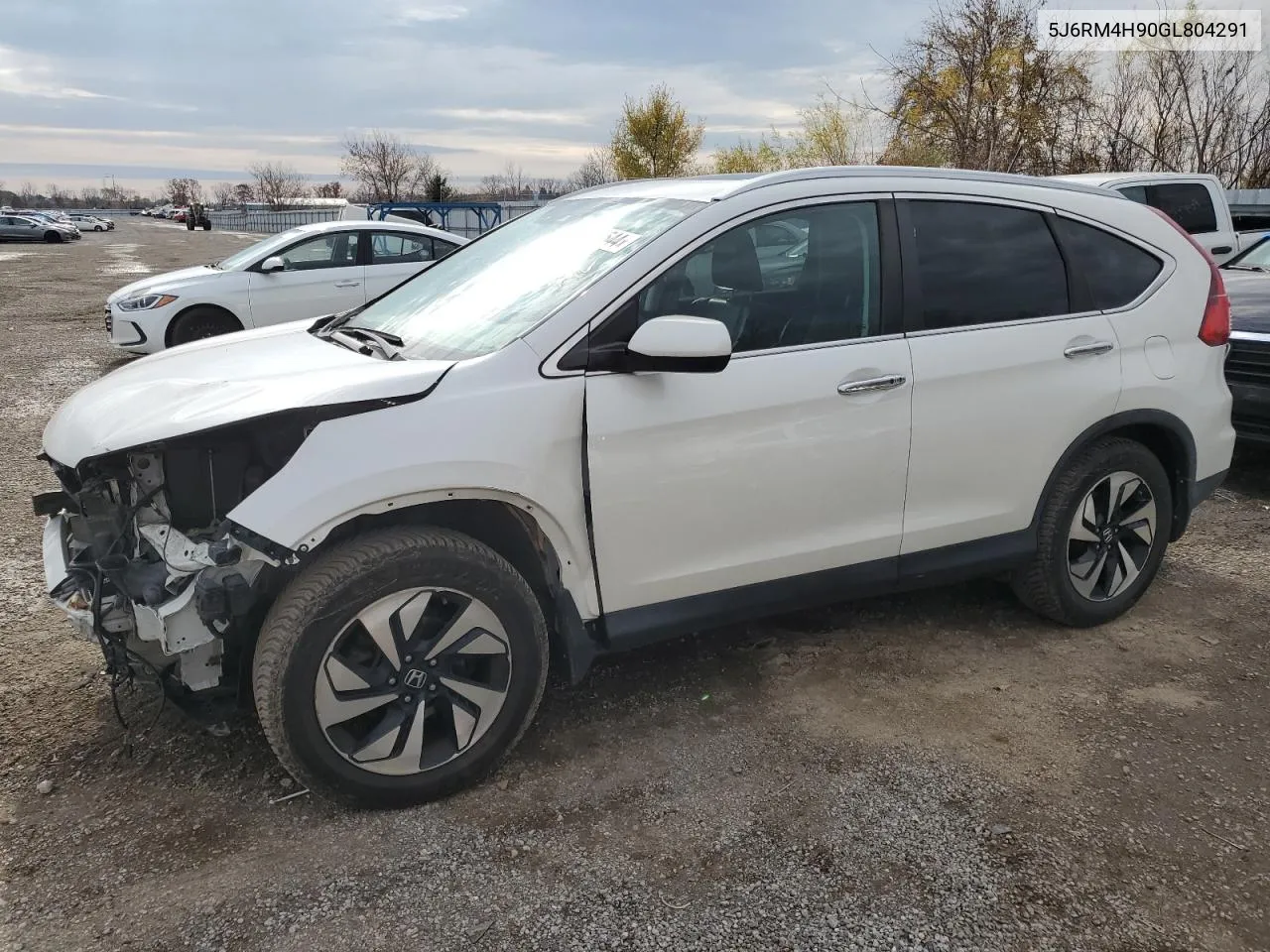 2016 Honda Cr-V Touring VIN: 5J6RM4H90GL804291 Lot: 78737544