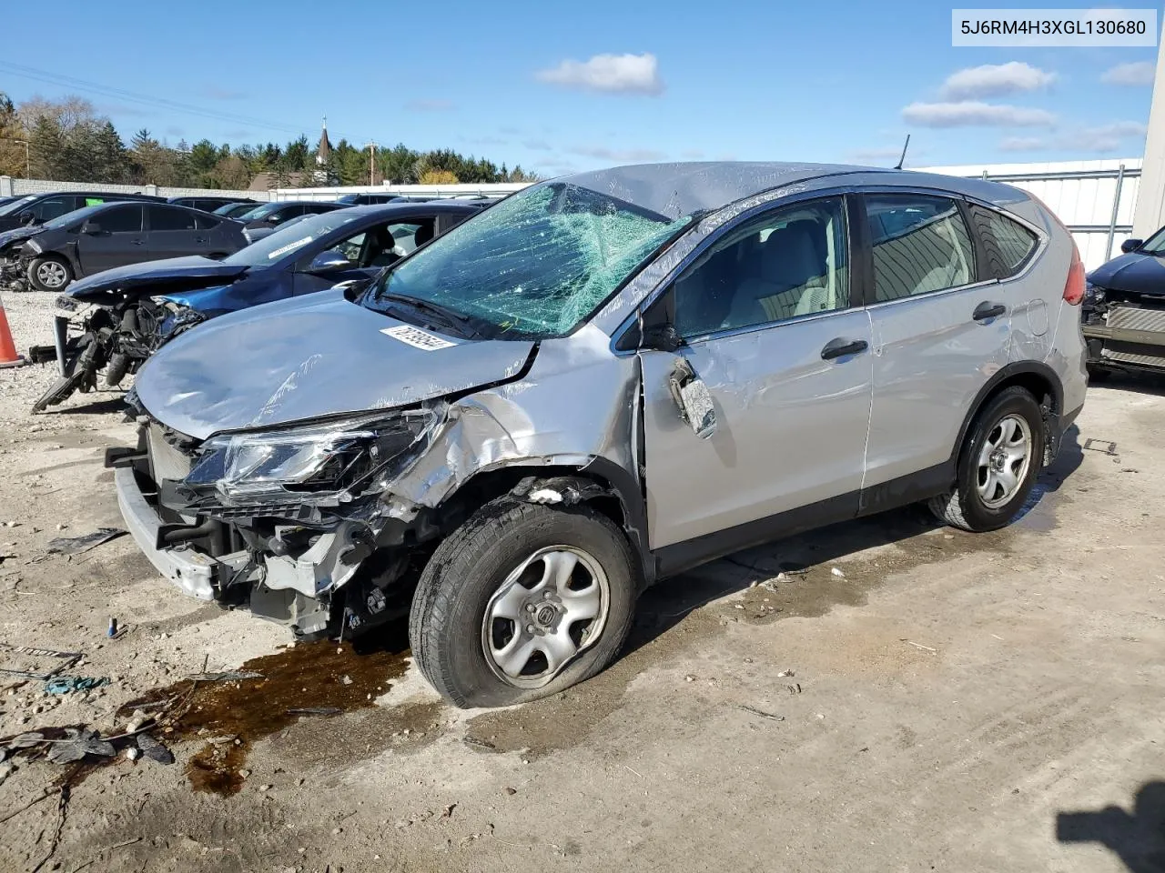 2016 Honda Cr-V Lx VIN: 5J6RM4H3XGL130680 Lot: 78799544