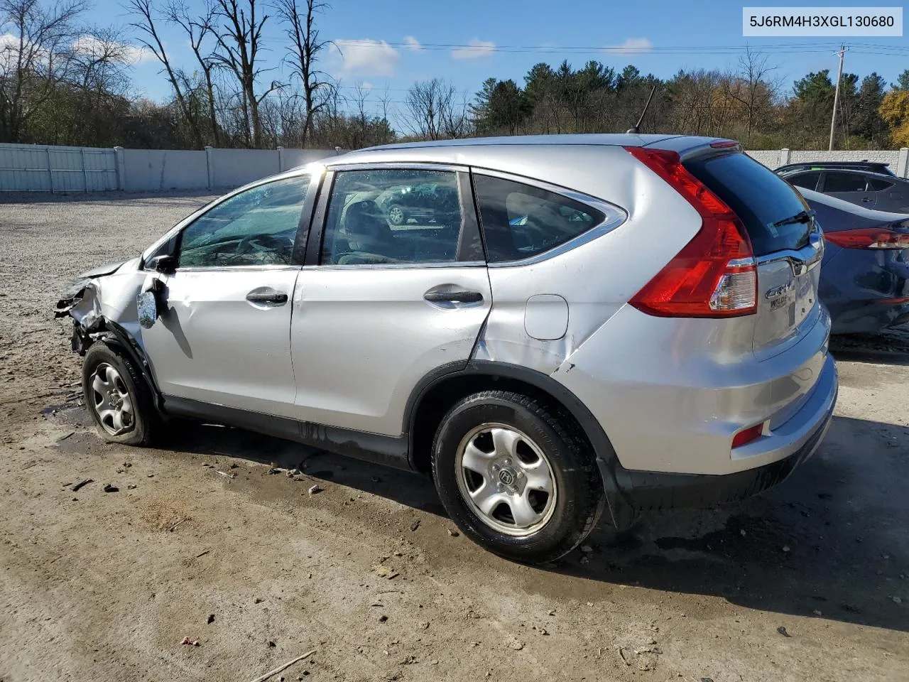 2016 Honda Cr-V Lx VIN: 5J6RM4H3XGL130680 Lot: 78799544