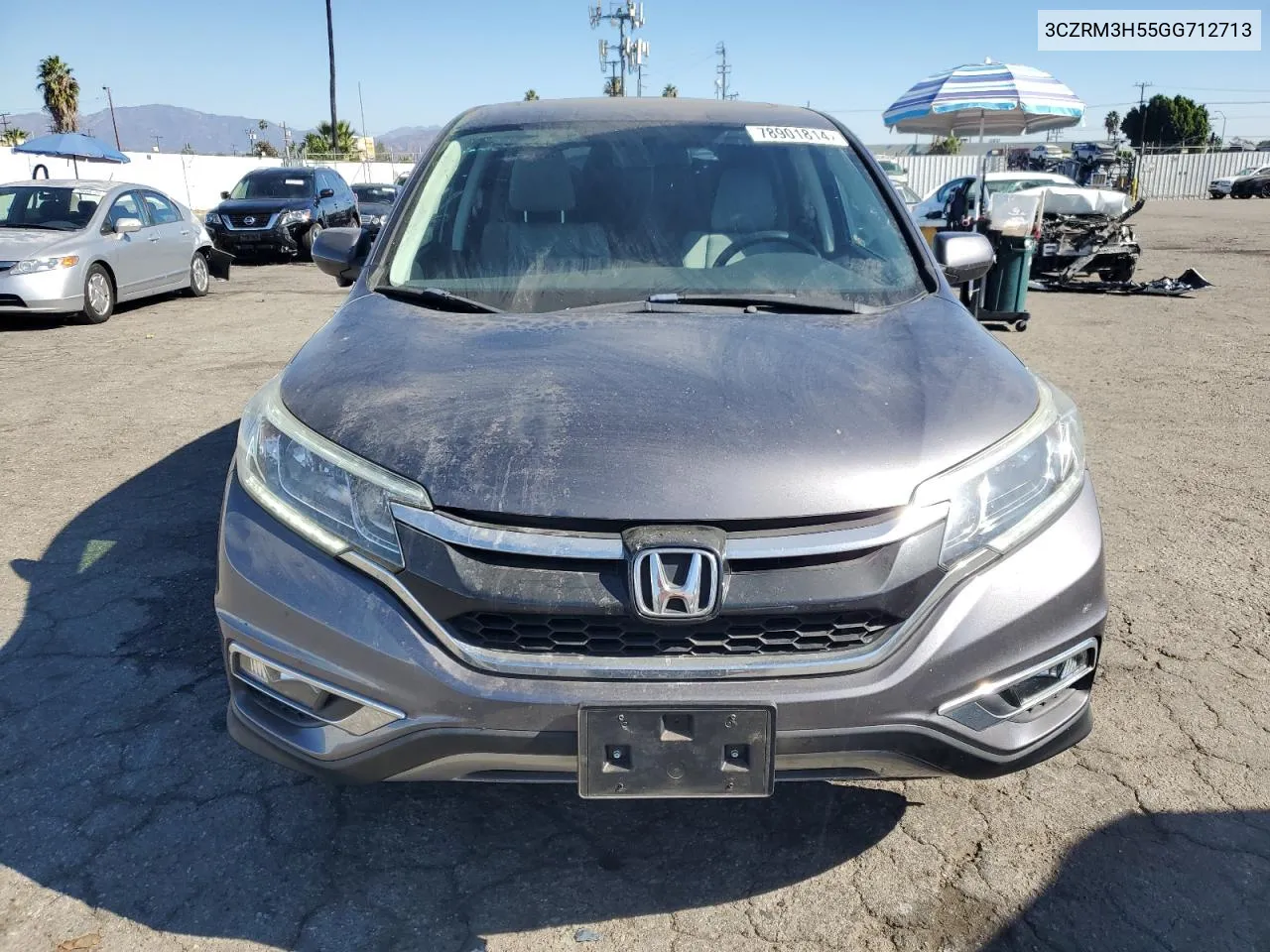 2016 Honda Cr-V Ex VIN: 3CZRM3H55GG712713 Lot: 78901814