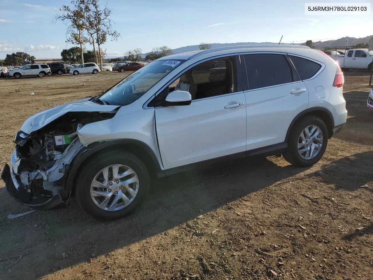 2016 Honda Cr-V Exl VIN: 5J6RM3H78GL029103 Lot: 78956354