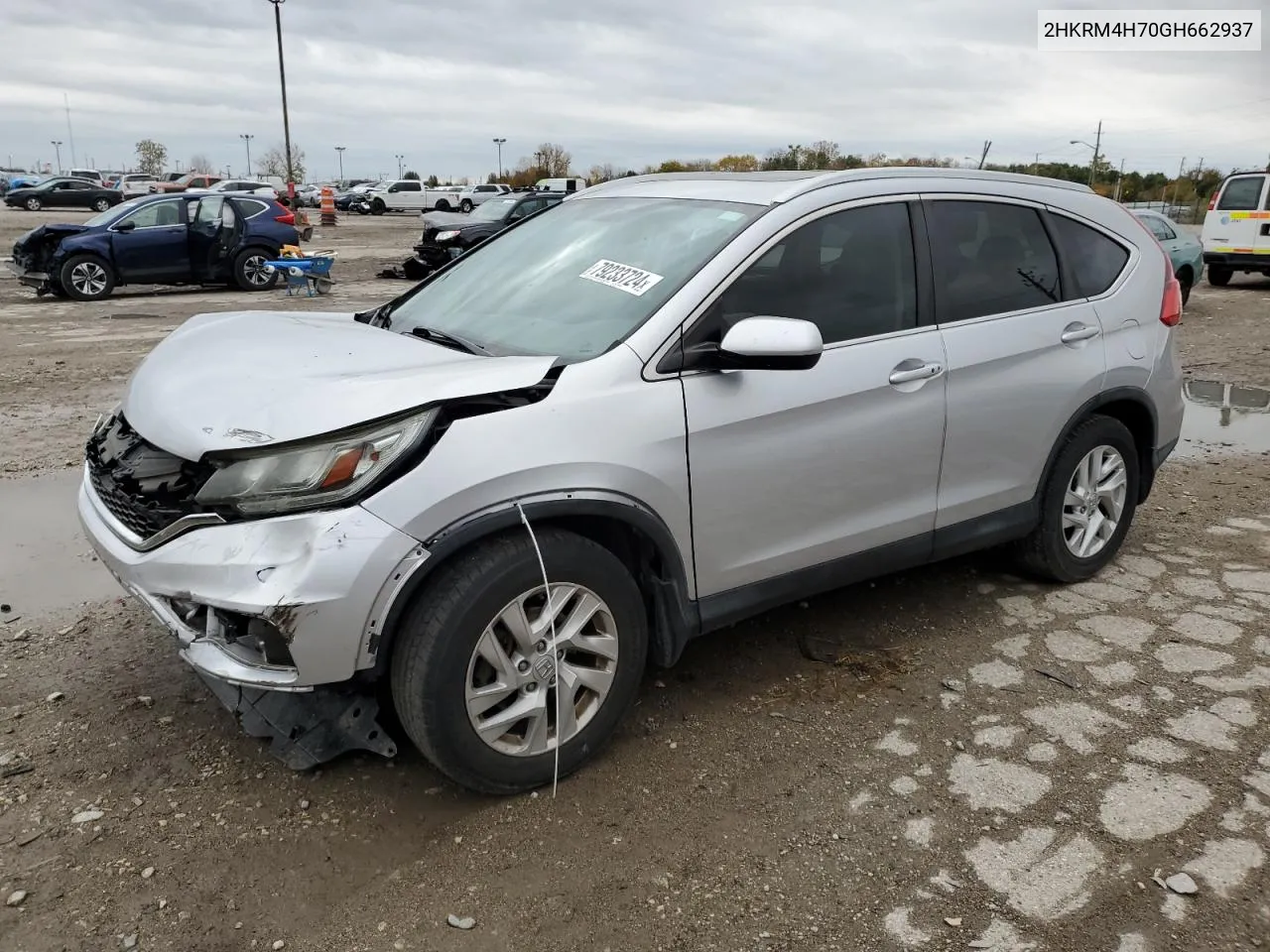 2016 Honda Cr-V Exl VIN: 2HKRM4H70GH662937 Lot: 79233724