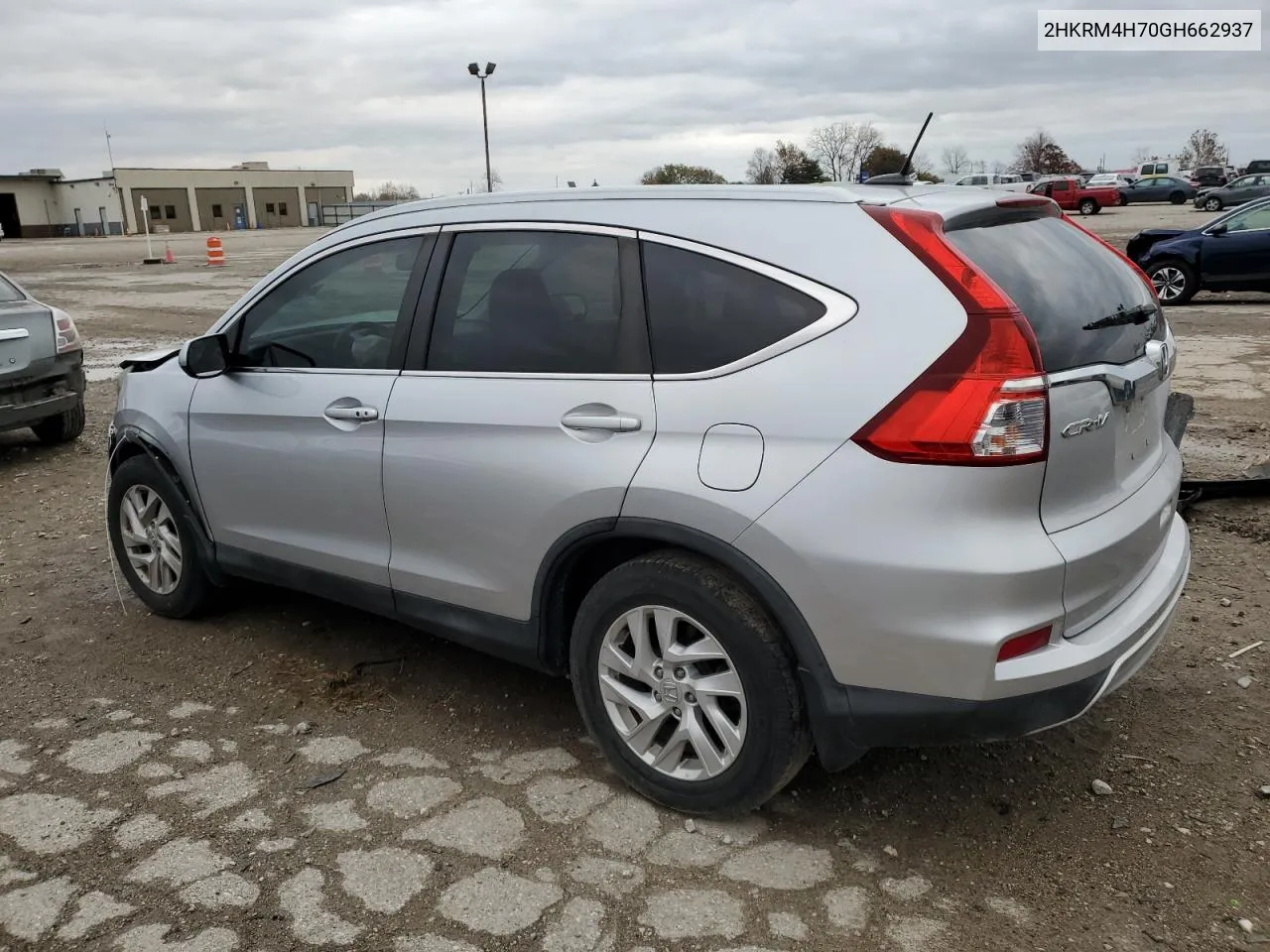 2016 Honda Cr-V Exl VIN: 2HKRM4H70GH662937 Lot: 79233724