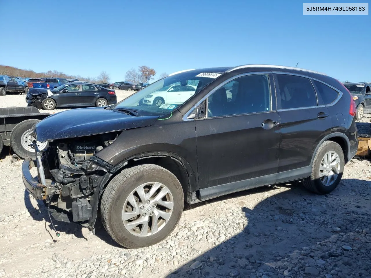 2016 Honda Cr-V Exl VIN: 5J6RM4H74GL058183 Lot: 79606814